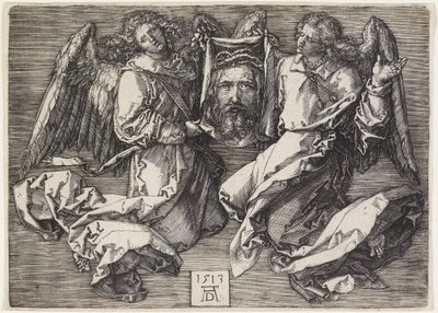 Sudarium Displayed by Two Angels, 1513 by Albrecht Dürer